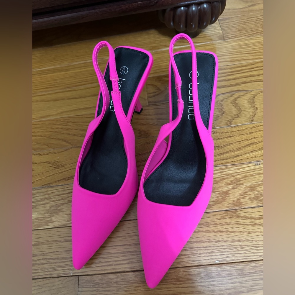 Hot pink heels
